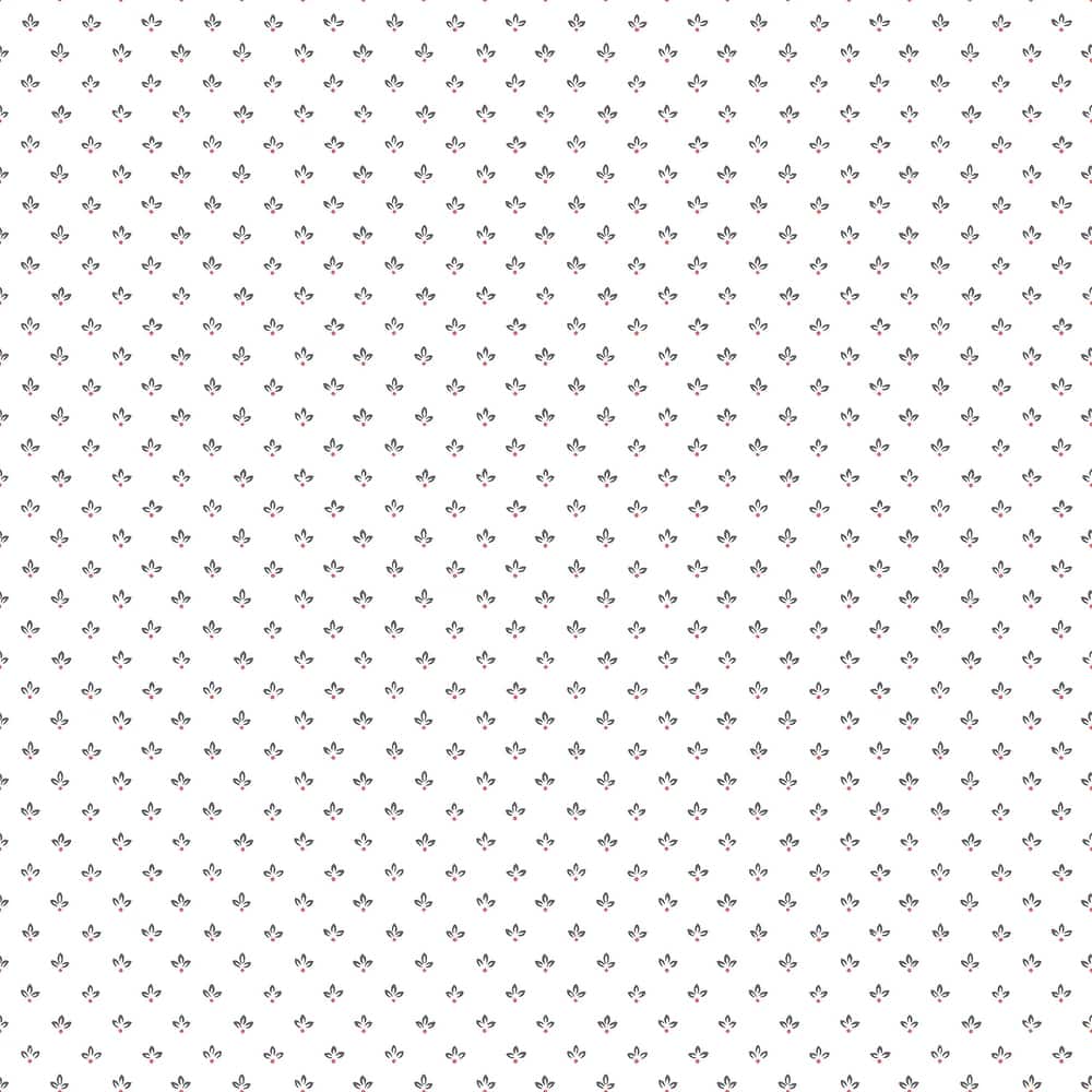 Galerie Wallcoverings Just Kitchens Tri Leaf Motif Vinyl on Non-woven Matte Wallpaper Roll