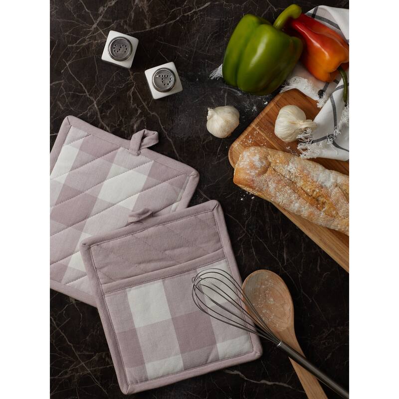 DII Vintage Red Buffalo Check Dishtowel (Set of 3)