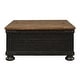preview thumbnail 16 of 14, Valebeck Black/Brown Casual Square Lift Top Cocktail Table - 36" W x 36" D x 18" H