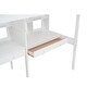 preview thumbnail 38 of 36, Solid Wood Loft Bed Frame with Storage Staircase and Double Desks and Shelves,Twin Size
