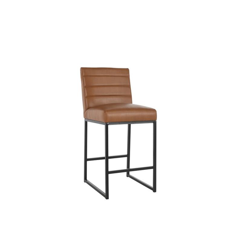 Seville Counter Stool 26" Brown by Kosas Home