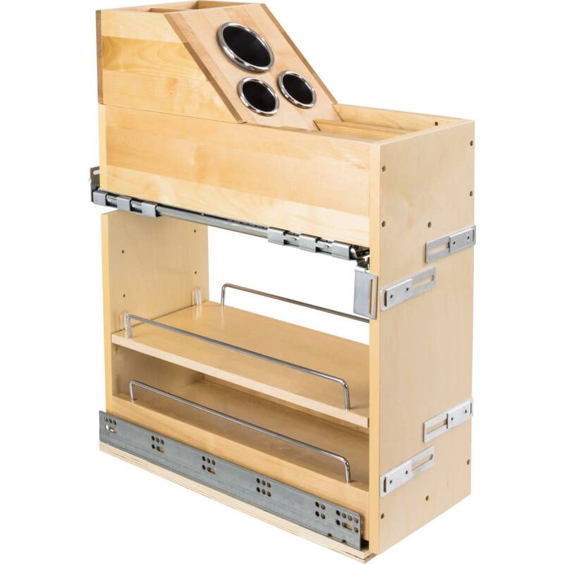 Hardware Resources 8" Vanity Cabinet Filler Insert with 5 Compartments