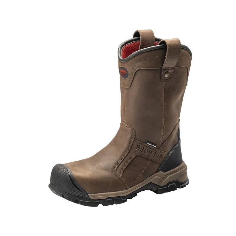 Avenger Work Boots Mens Ripsaw Alloy Toe Wellington Waterproof 7830