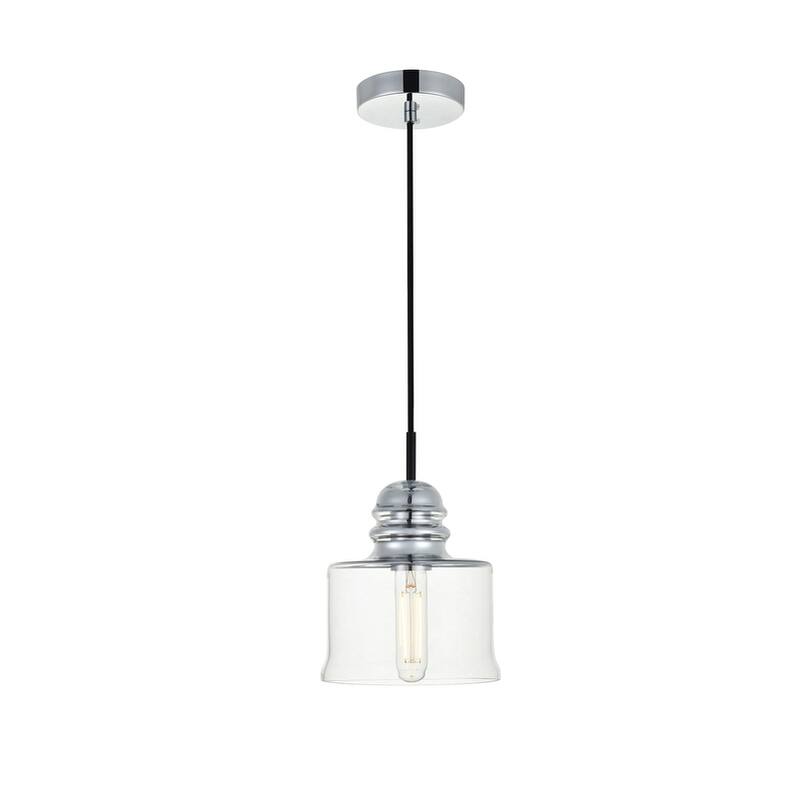 Living District Wiley Collection Chrome Flush Mount - Chrome Flush Mount
