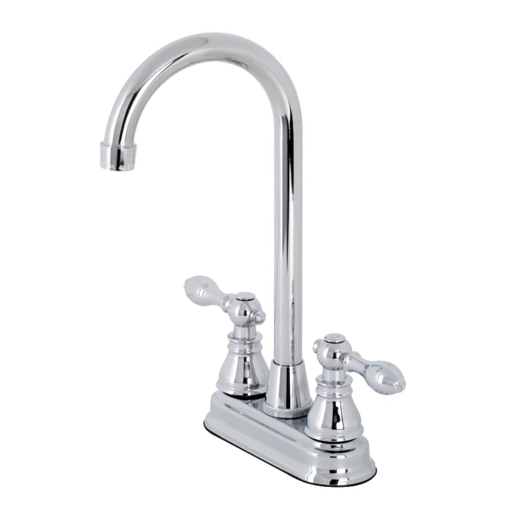 Kingston Brass American Classic 4 in. Centerset High-Arc Bar Faucet