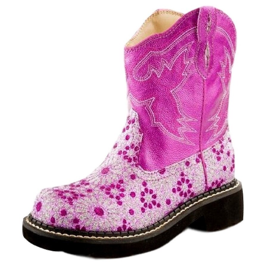 pink roper boots