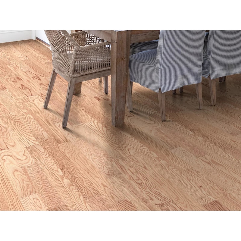 Shaw SW783 The Gallery 3" Wide Smooth Engineered Red Oak Hardwood