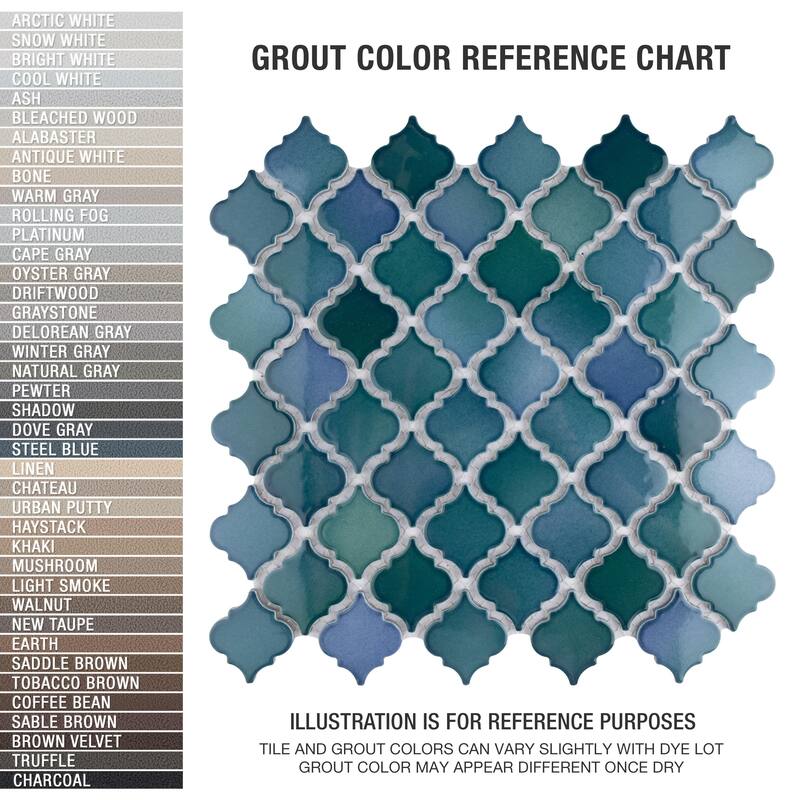 Merola Tile Hudson Tangier Aquamarine 12-3/8" x 12-3/8" Porcelain Mosaic Floor and Wall Tile