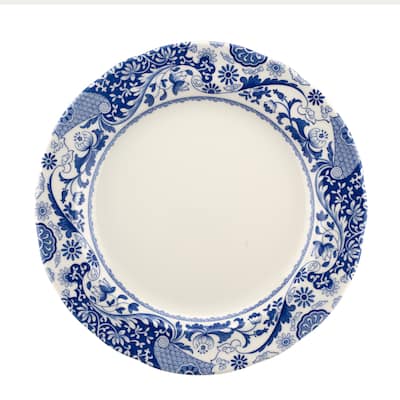 Spode Blue Italian Brocato Plate