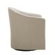 preview thumbnail 82 of 92, Modern Upholstered Swivel Barrel Chair Living Room Accent Chair