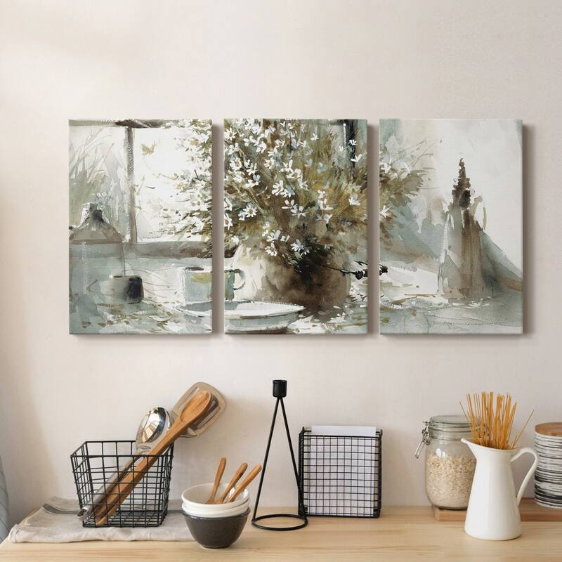 Daisy Still Life- Premium Gallery Wrapped Canvas - Ready to Hang