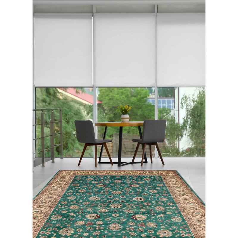 ECARPETGALLERY Hand-knotted Pako Persian 18 Of 20 Teal Wool Rug - 9'1 x 12'4