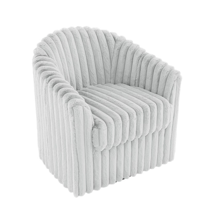 Single Sofa Armchair Swivel Barrel Chair