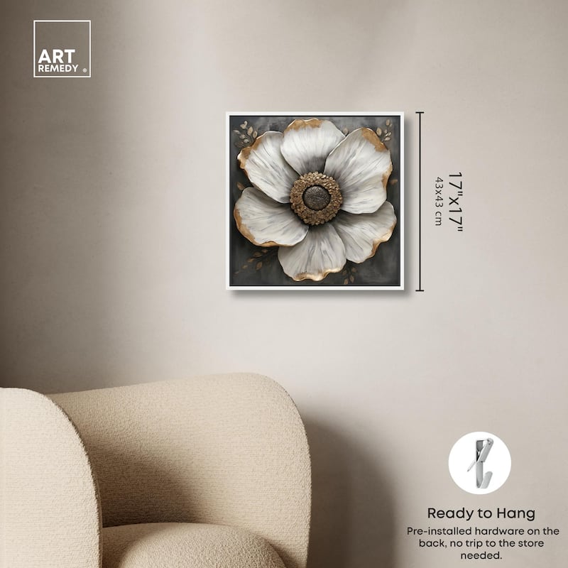 Sculpted Sepals I Canvas by Art Remedy