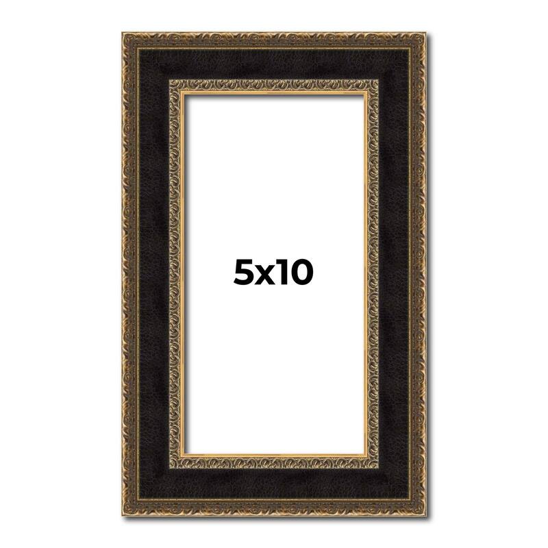 5x10 Frame Gold Antique Vintage Sold Wood Picture Frame | 1.75 Inch