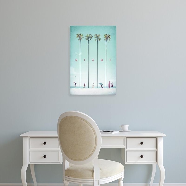 Easy Art Prints Henry Rivers's 'Miami' Premium Canvas Art