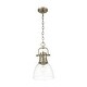 preview thumbnail 2 of 0, Golden Lighting 3602-S AB Duncan 9" Wide Mini Pendant