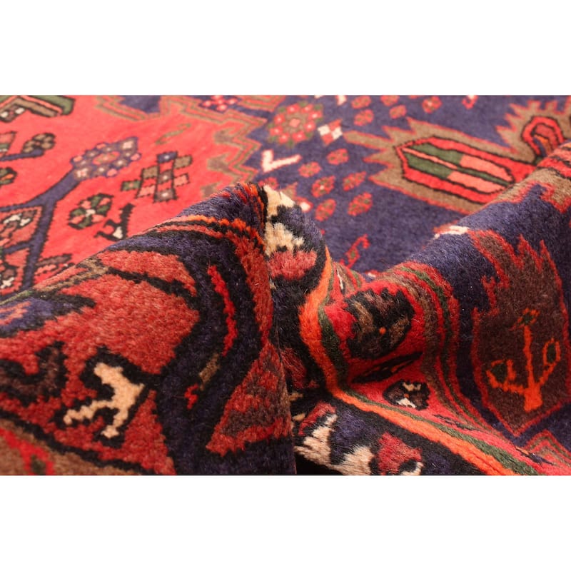 ECARPETGALLERY Hand-knotted Andelz Red Wool Rug - 4'5 x 6'9