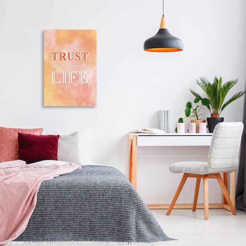 Stupell Trust The Process Of Life Canvas Wall Art Design By Martina Pavlova