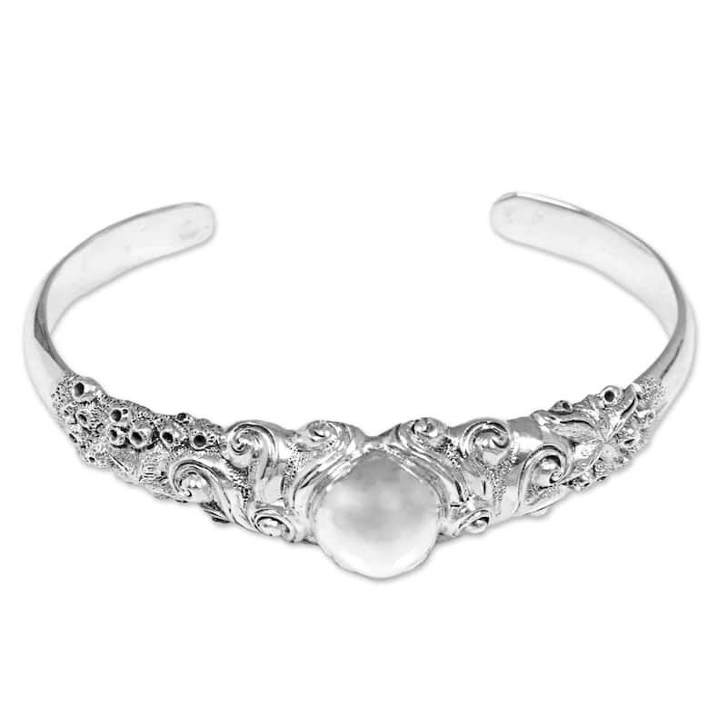 Handmade Sterling Silver 'Octopus of the Deep' Bracelet (Indonesia)