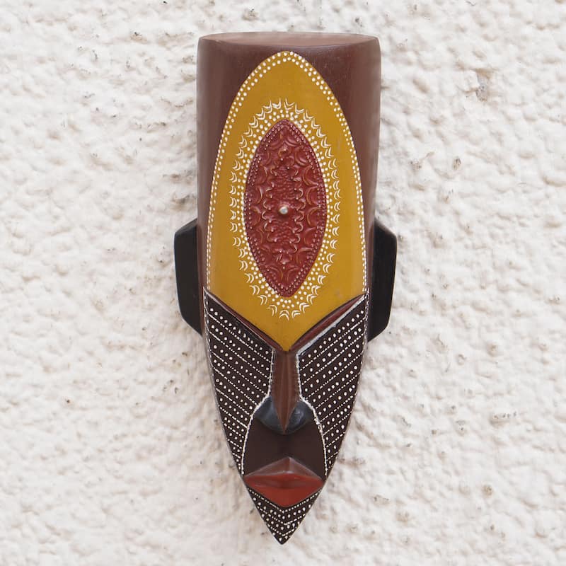 Novica Handmade True Legend African Wood Mask