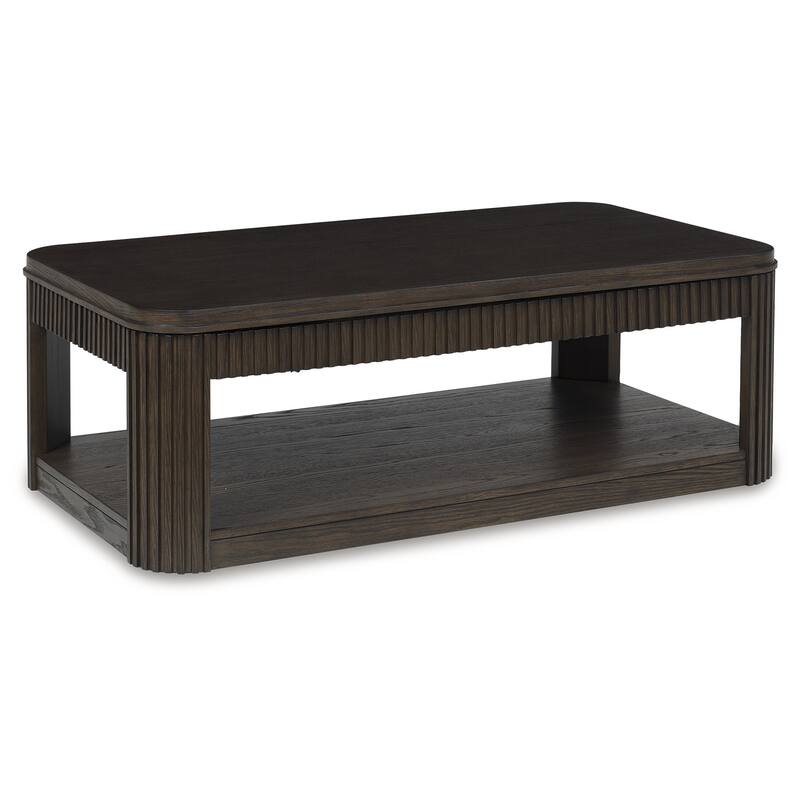 Signature Design by Ashley Carlibrie Dark Brown Lift-Top Coffee Table - 48" W x 26" D x 17" H