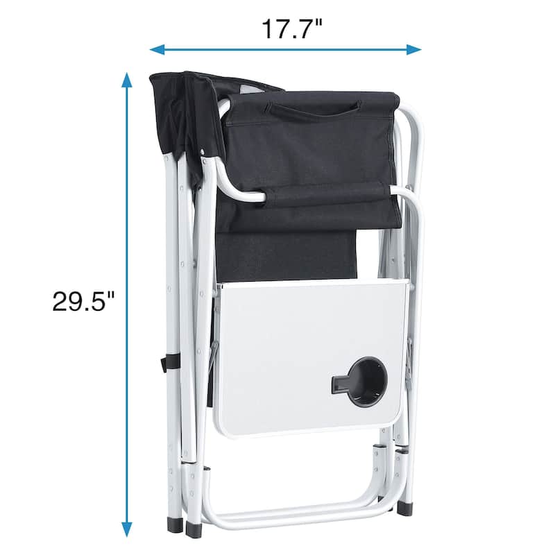 2-piece Folding Lightweight Oversized Directors' Chairs