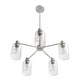 preview thumbnail 11 of 14, Hunter Lochemeade 5 Light Chandelier - Dining Room, Living Room, Entry - Modern Farmhouse, Industrial, Contemporary