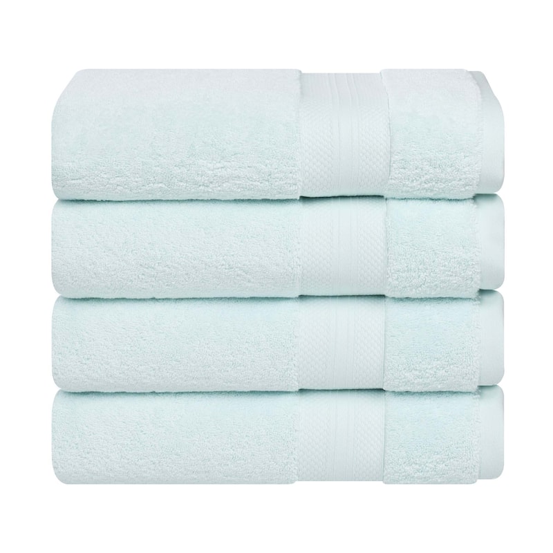 Superior Aria Turkish Cotton Heavyweight Bath Towel Set of 4