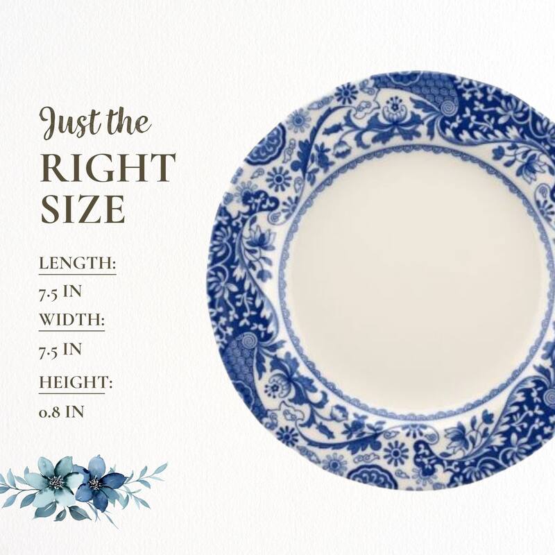 Spode Blue Italian Brocato Plate
