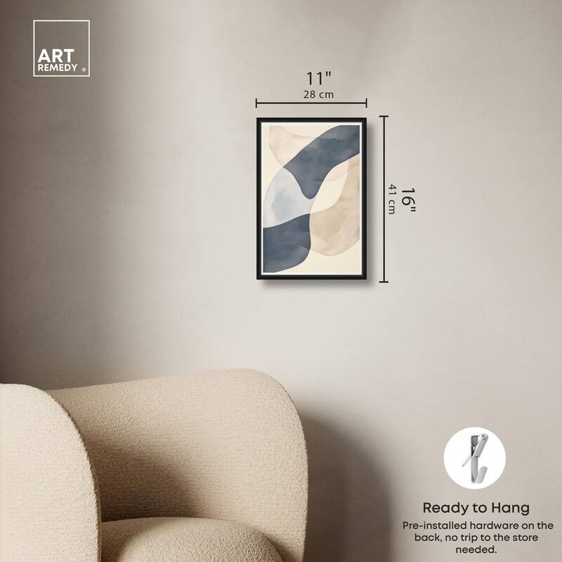 Ovals Canvas by Art Remedy