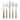 Natural Bark Wood Style Handle Place Setting Flatware - Set of 5