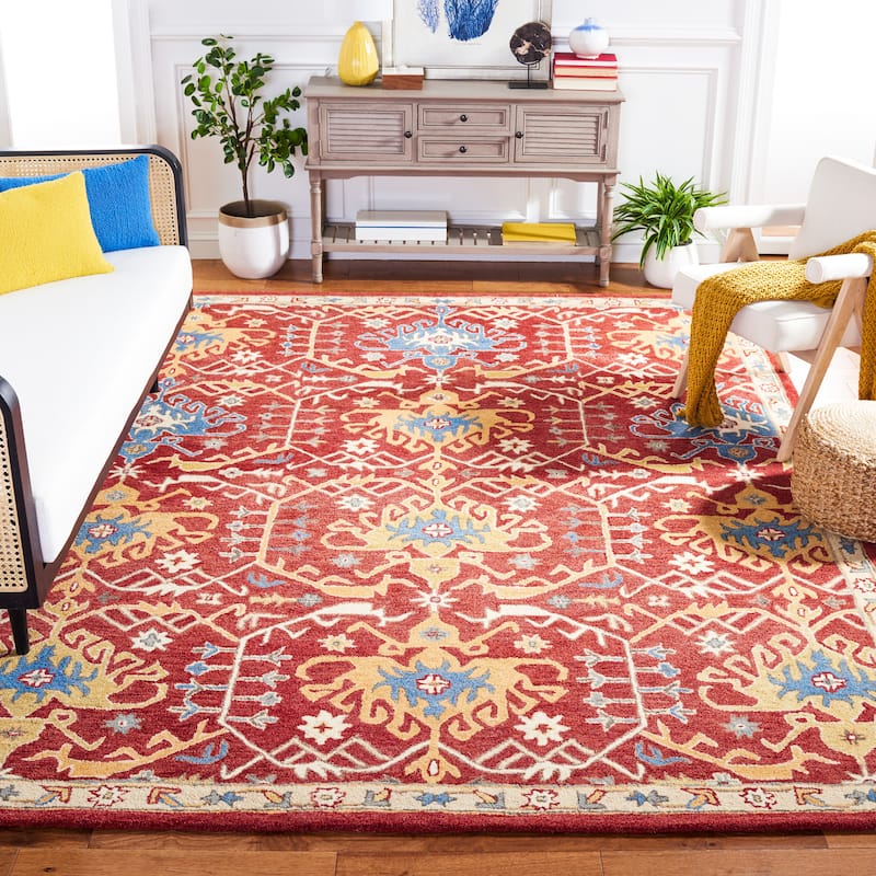 SAFAVIEH Handmade Antiquity Talvikki Traditional Oriental Wool Rug