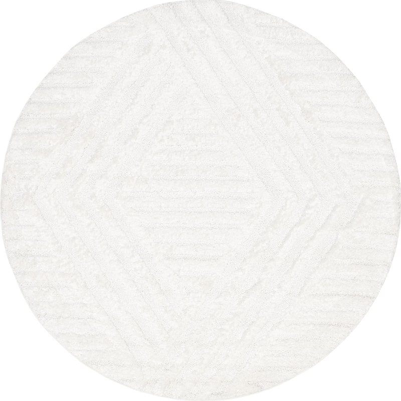 Nuloom Risette Geometric Shag Tassel Area Rug