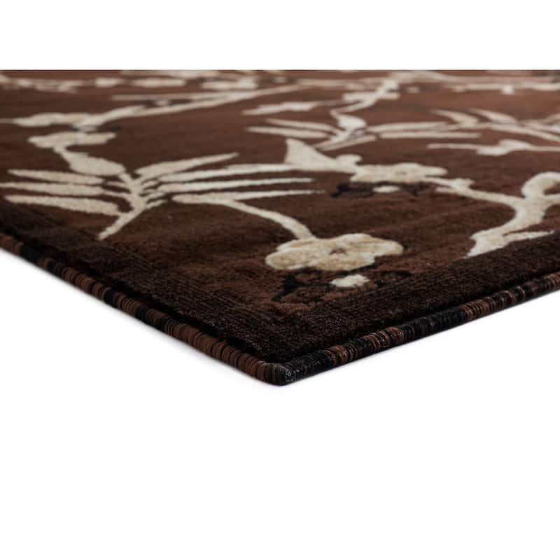 Platinum Collection Floral Area Rug