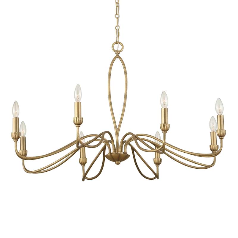 Uttermost Corella 8 Light Chandelier - 40"W x 40"D x 23"H