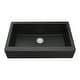 preview thumbnail 9 of 66, Karran Retrofit Farmhouse Quartz Single Bowl Kitchen Sink Kit