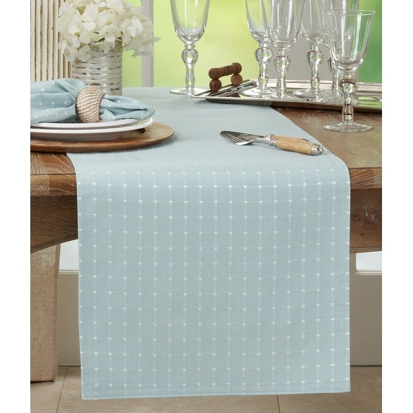 Square Stitched Dotted Table Runner On Sale Bed Bath & Beyond