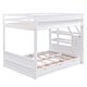 preview thumbnail 9 of 27, Full Size Futon Bunk Beds Lower Beds Convertible Daybed with Drawers