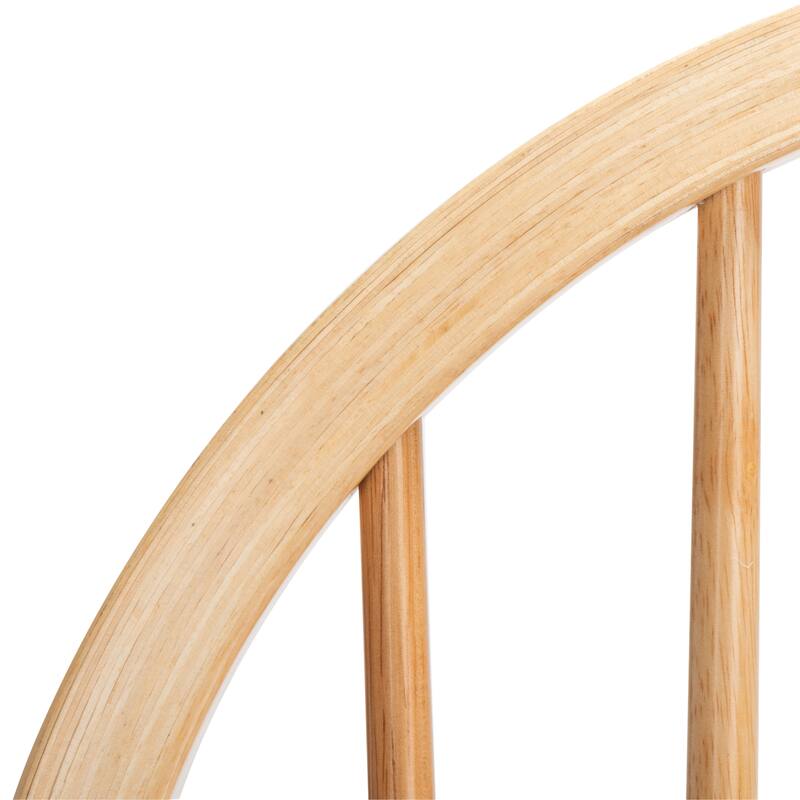 SAFAVIEH Delcie Spindle Oval Back Dining Chair (Set of 2) - 17.9" x 19.7" x 37" - 18Wx20Dx37H