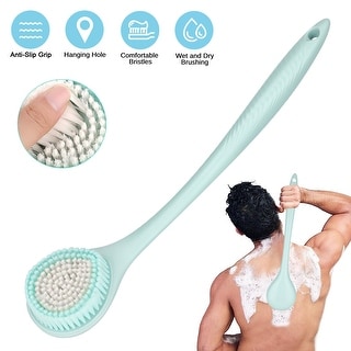 Long Handle Bath Body Brush Soft Bristles Anti-Slip - Bed Bath & Beyond ...