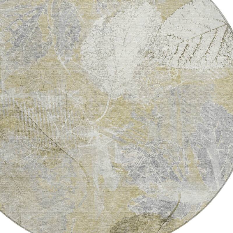 HomeRoots Floral Transitional Rectangle Outdoor Rug