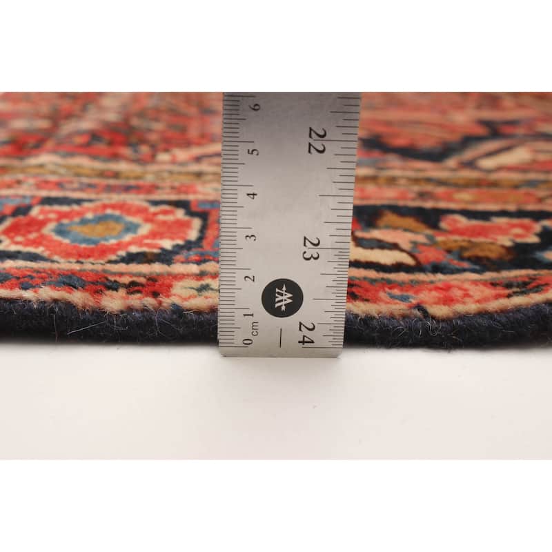 ECARPETGALLERY Hand-knotted Andelz Red Wool Rug - 4'9 x 6'9