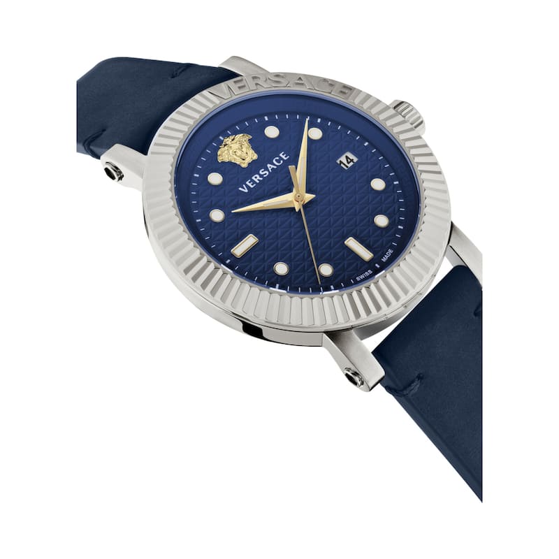 Versace V-Classic Leather Watch