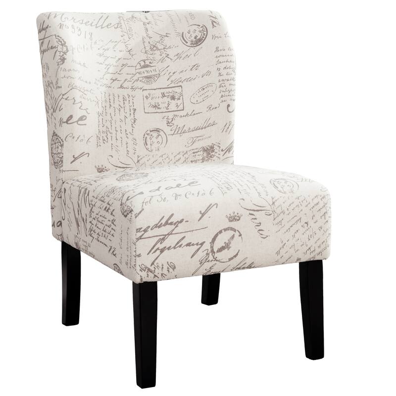 The Curated Nomad Pavilion Upholstered Armless Accent Slipper Chair