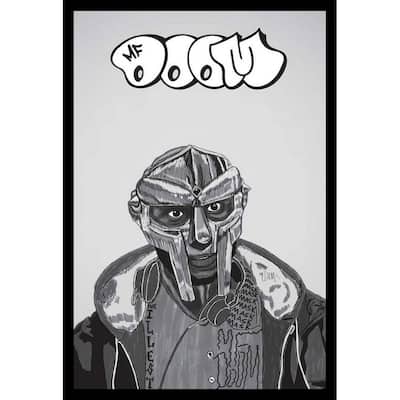 MF Doom Comic Framed Poster - 24 x 36 Inch