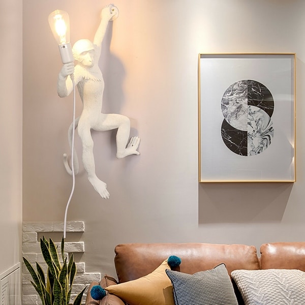 Monkey lamp wall outlet