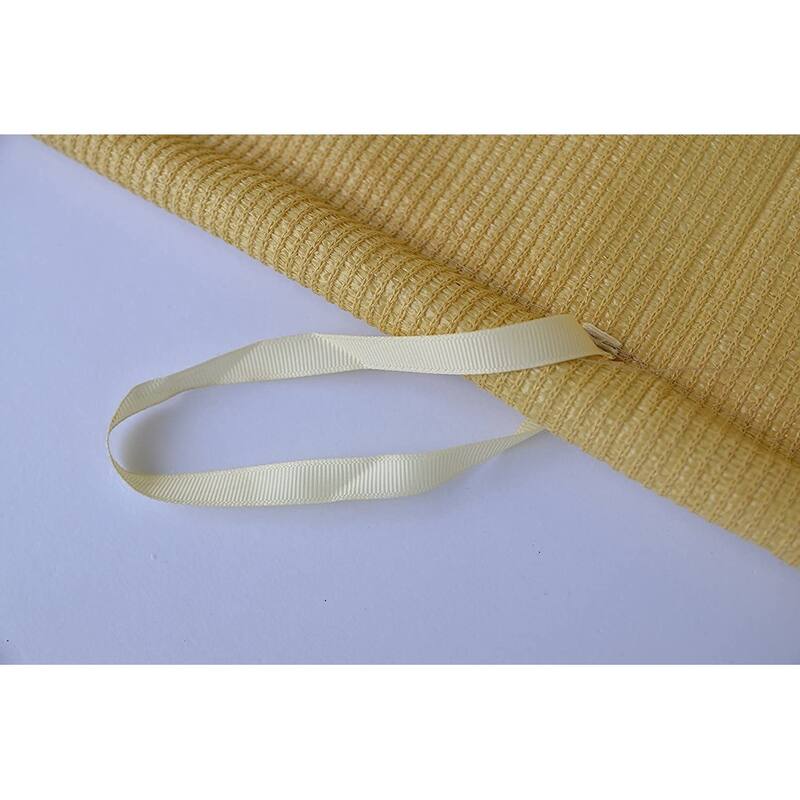 Shatex 6 ft. x 6 ft. Garden Shade Fabric Adjustable Vertical Side Wall Panel for Patio/Pergola/Window Wheat