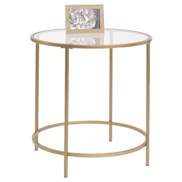Side Table - Satin Gold - Bed Bath & Beyond - 38903175