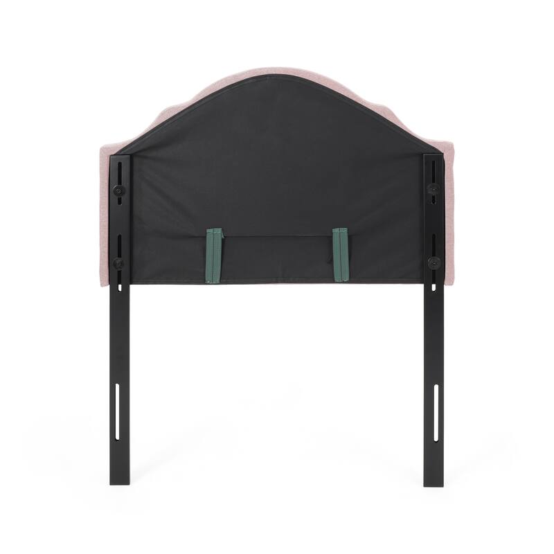 Tufted Upholstered Headboard Twin Size, Solid Wood Head Board with Durable Metal Legs